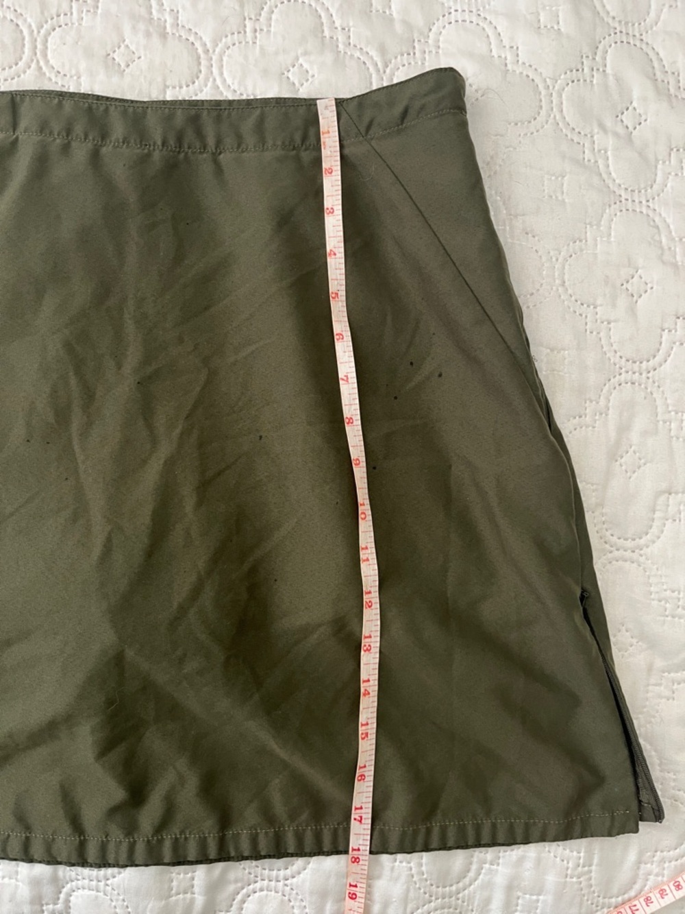 Patagonia Duway Skirt Size 8 Olive Green Hiking Skort DWR Finish - Picture 6 of 15